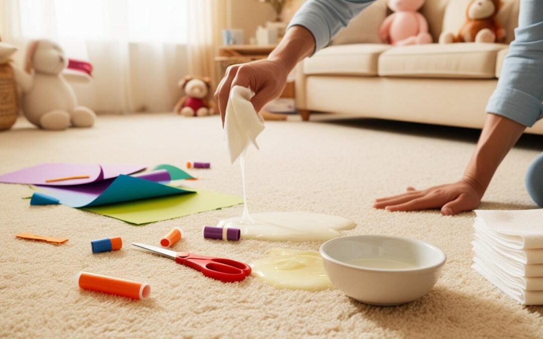 How to Remove Glue from Carpet