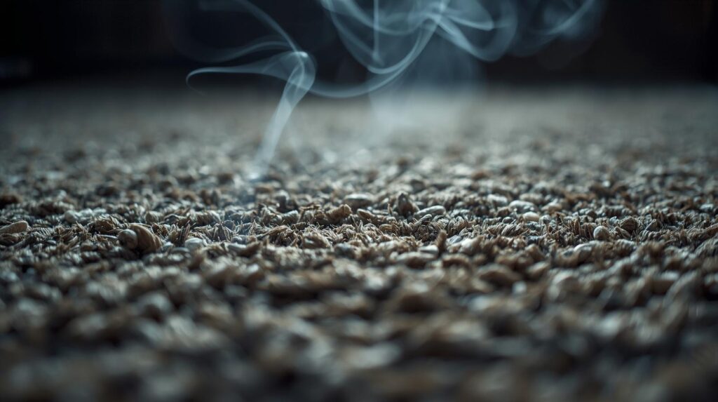 how to get smoke smell out of a carpet